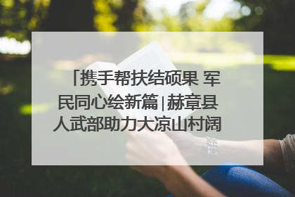 携手帮扶结硕果 军民同心绘新篇∣赫章县人武部助力大凉山村阔步乡村振兴路